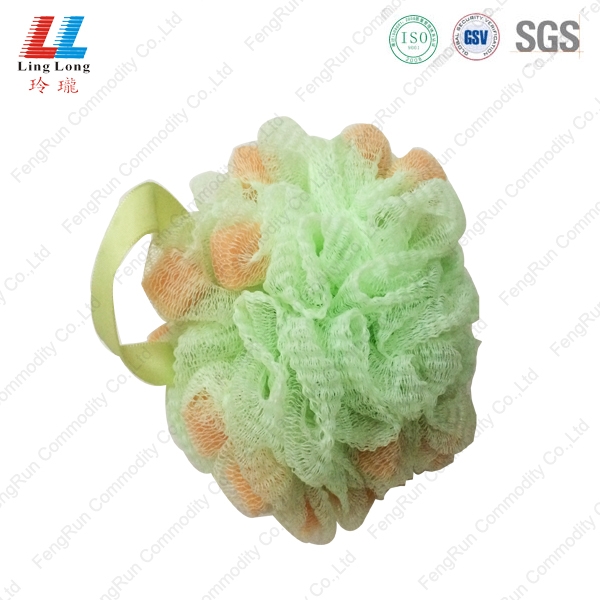 Light green bath ball