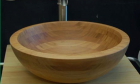 Bamboo bathroom washing basin