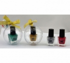 Crystal ball nail polish