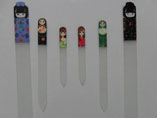 Crystal Glass Nail Files With Printing Handle