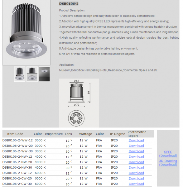 LED DownLighters