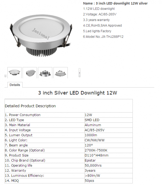 LED DownLighters