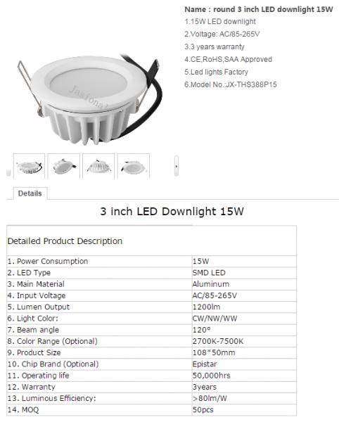 LED DownLighters