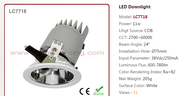 LED DownLighters